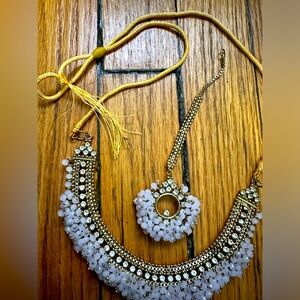 Indian Bollywood Style Jewellery Kundan Necklace
Used condition